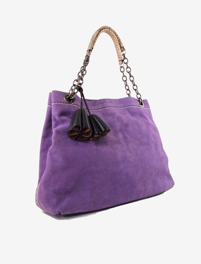 BARBARA BUI SUEDE LETHER BAG