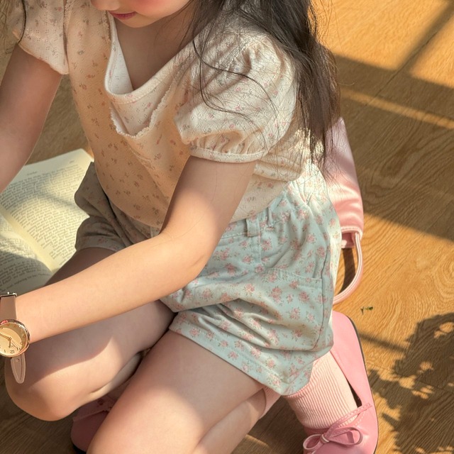 【5/12〆予約】<ninibello>  Berry garden pants