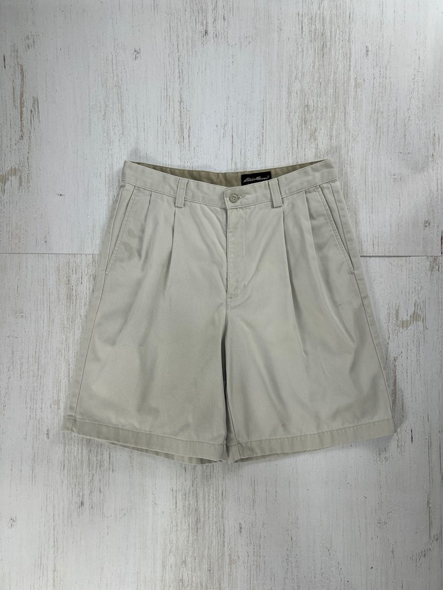 2000's Eddie Bauer Pleated Chino Shorts – Beige – Size 32 #F20