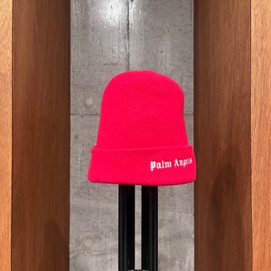 PALM ANGELS WOOL BEANIE CAP