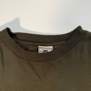 10990 Lee リー クルーネック トレーナー ブラウン L