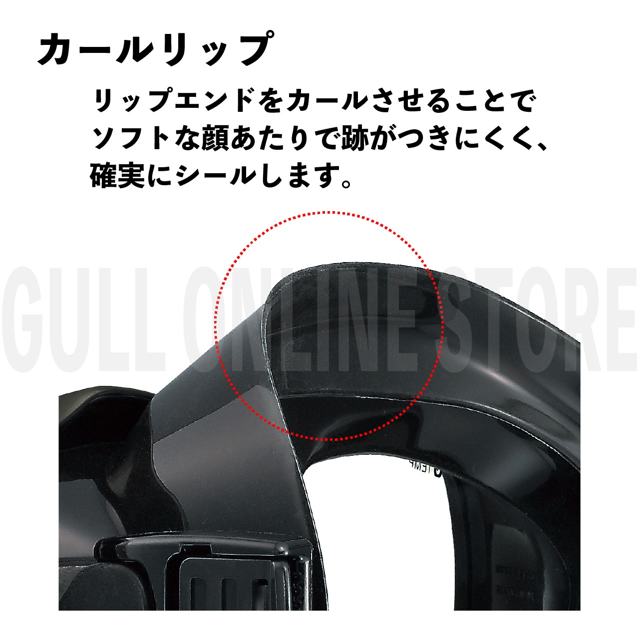 VADER fanette【カメレオンゴールド】GULL OnlineStore限定商品　GULL ダイビングマスク