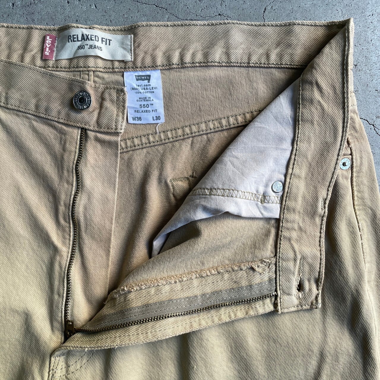 Levi's リーバイス 550 RELAXED FIT テーパード ワイド カラーデニム