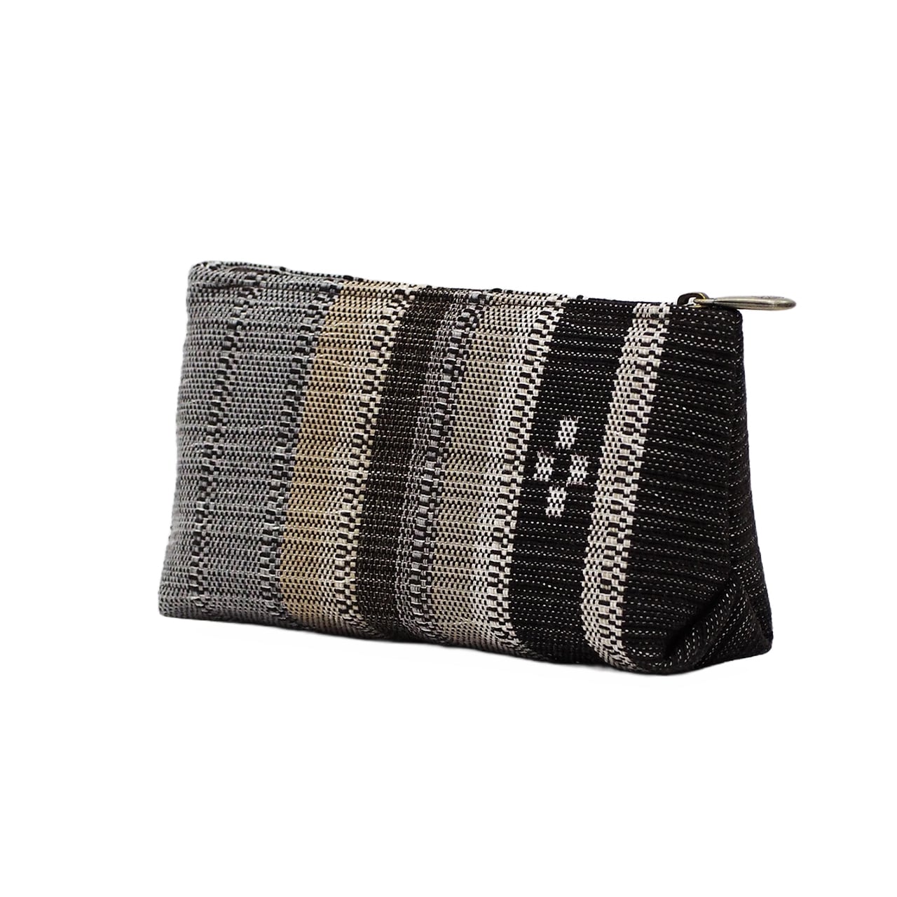 ポーチ　　aya様 ♡ 本革 化粧ポーチ 横長 キャメル シュリンクレザー レディース 日本製