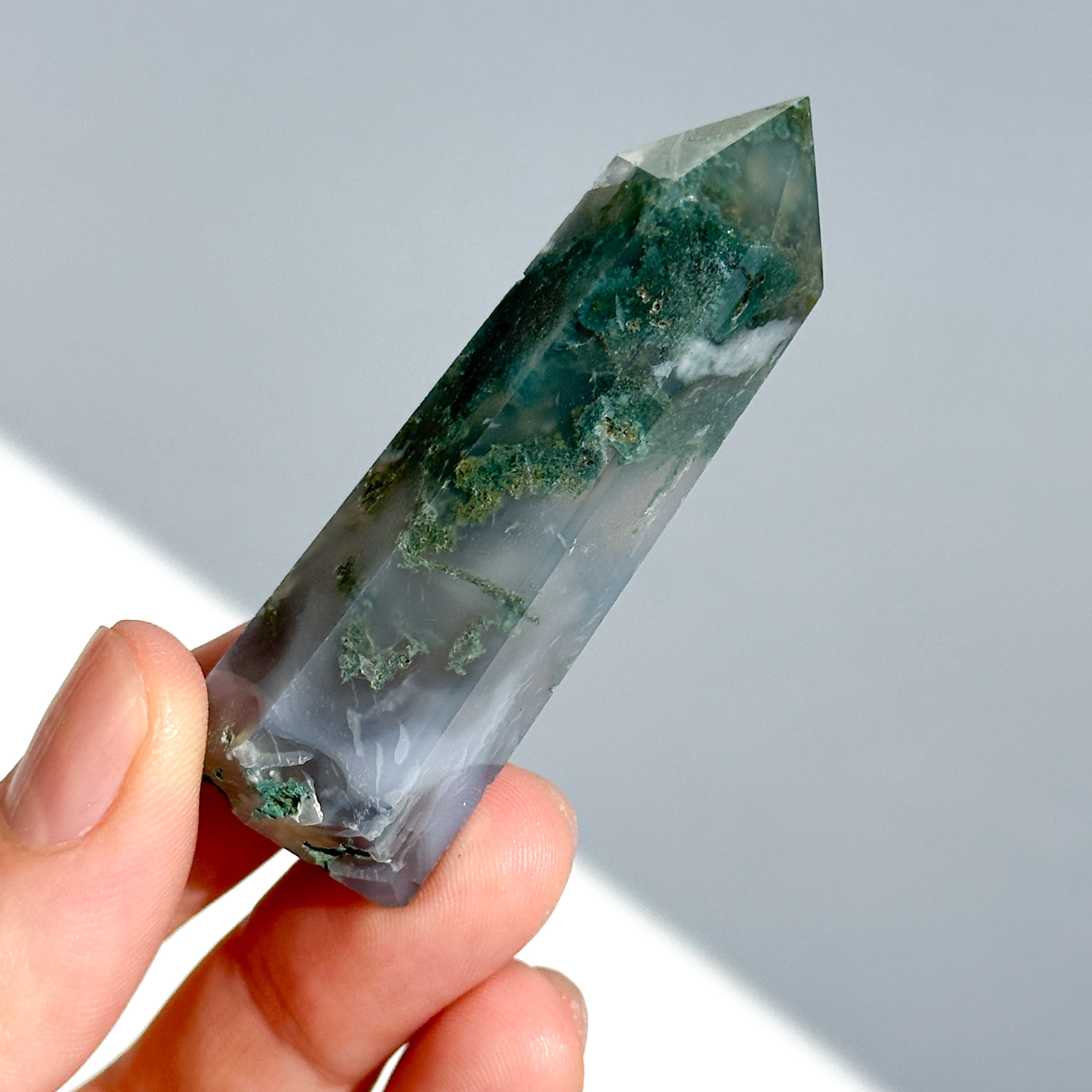 モスアゲート タワー12◇ Moss Agate ◇天然石・鉱物・パワーストーン