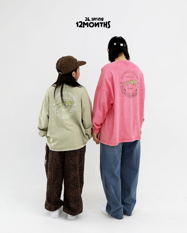 【取寄】12months|cheetah pig tee (adult)|チーターピグT(アダルト)|FREE|adult|26 spring