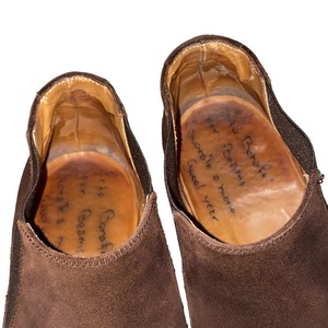 ENZO BONAFE brown suede boots “CARY GRANT”