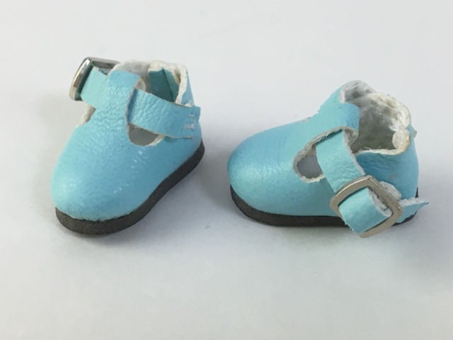 ドール靴 1/6 オビツ11 バックルシューズ SBB002BLE MW - メイン画像