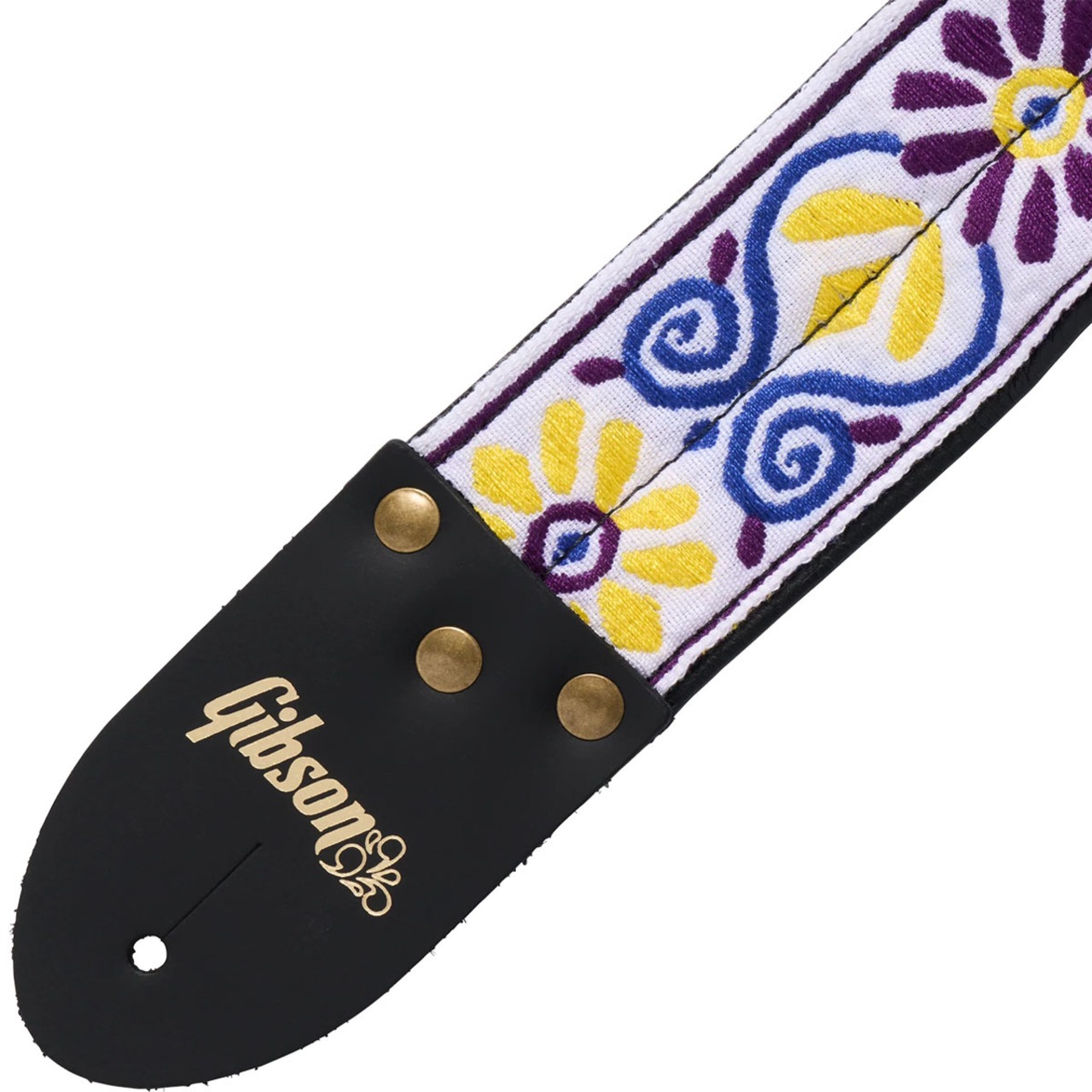 Gibson The Sunflower Guitar Strap [ASVS-WHT] (White)