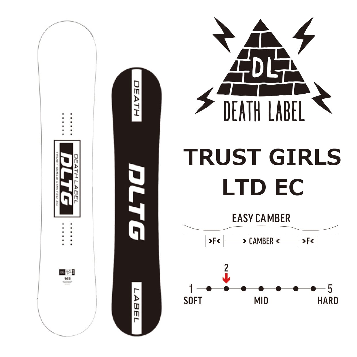 23-24年モデル DEATH LABEL . 『 TRUST GIRLS LTD EC 』. デスレーベル