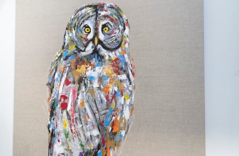 owl / フクロウ / 梟の現代アート作品 絵画販売 | TOMOYA GALLERY STORE