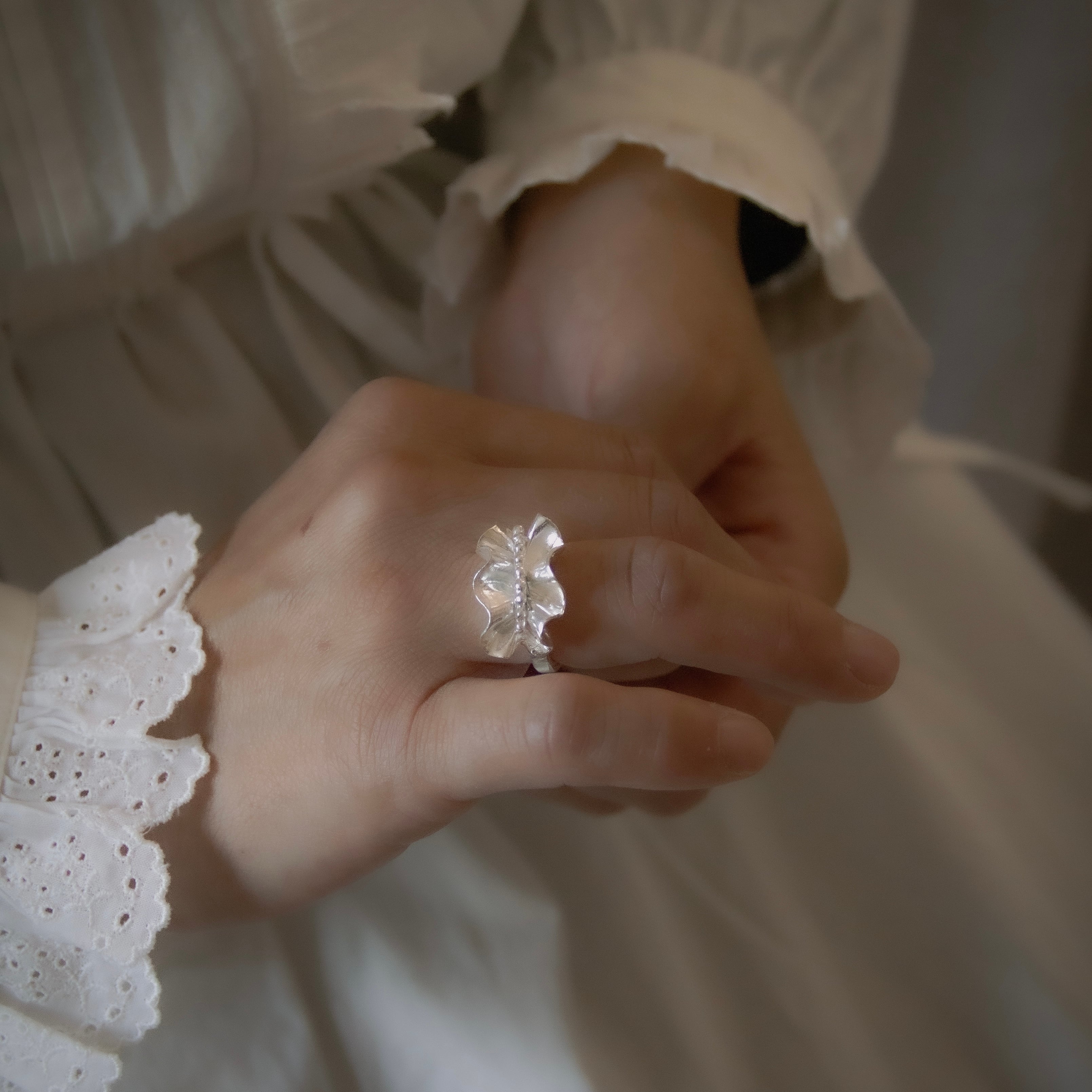 fold ring(包まれるかたち)(シルバー)