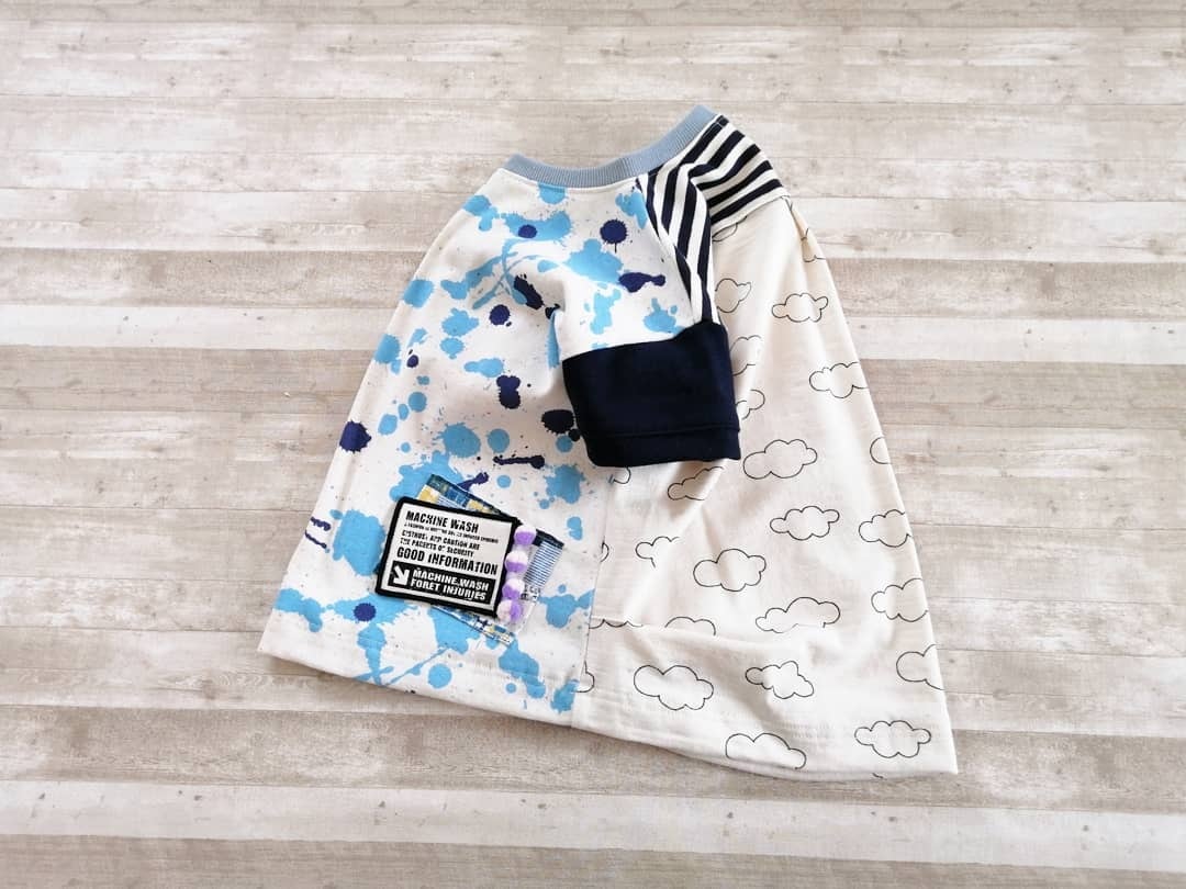 子供服100】バタックTシャツ＊スプラッシュ | petits favoris 