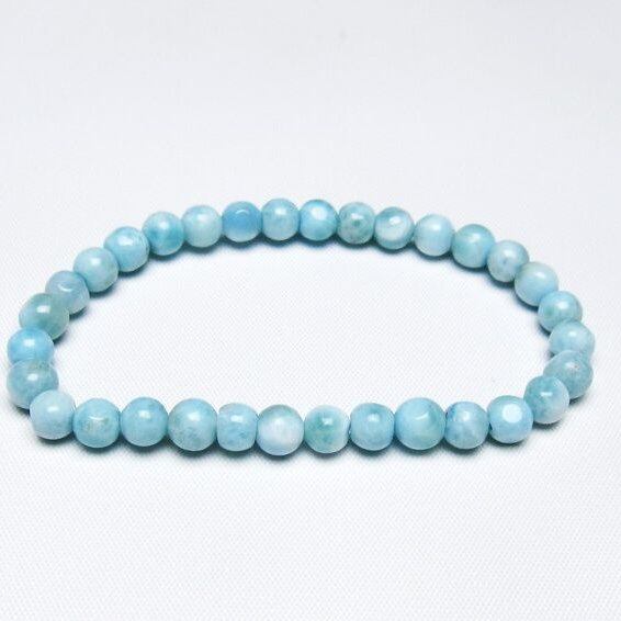 ラリマー ブレスレット 6mm 一点物 メール便可 [M便 1/10] 111-47925