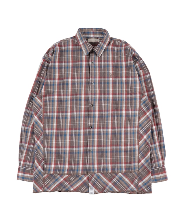 【#Re:room】SWITCHING CHECK BIG SHIRTS［RES089］