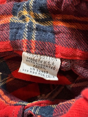 80~90s / USA製 / AMERICAN EDITION / print flannel / REMAKE