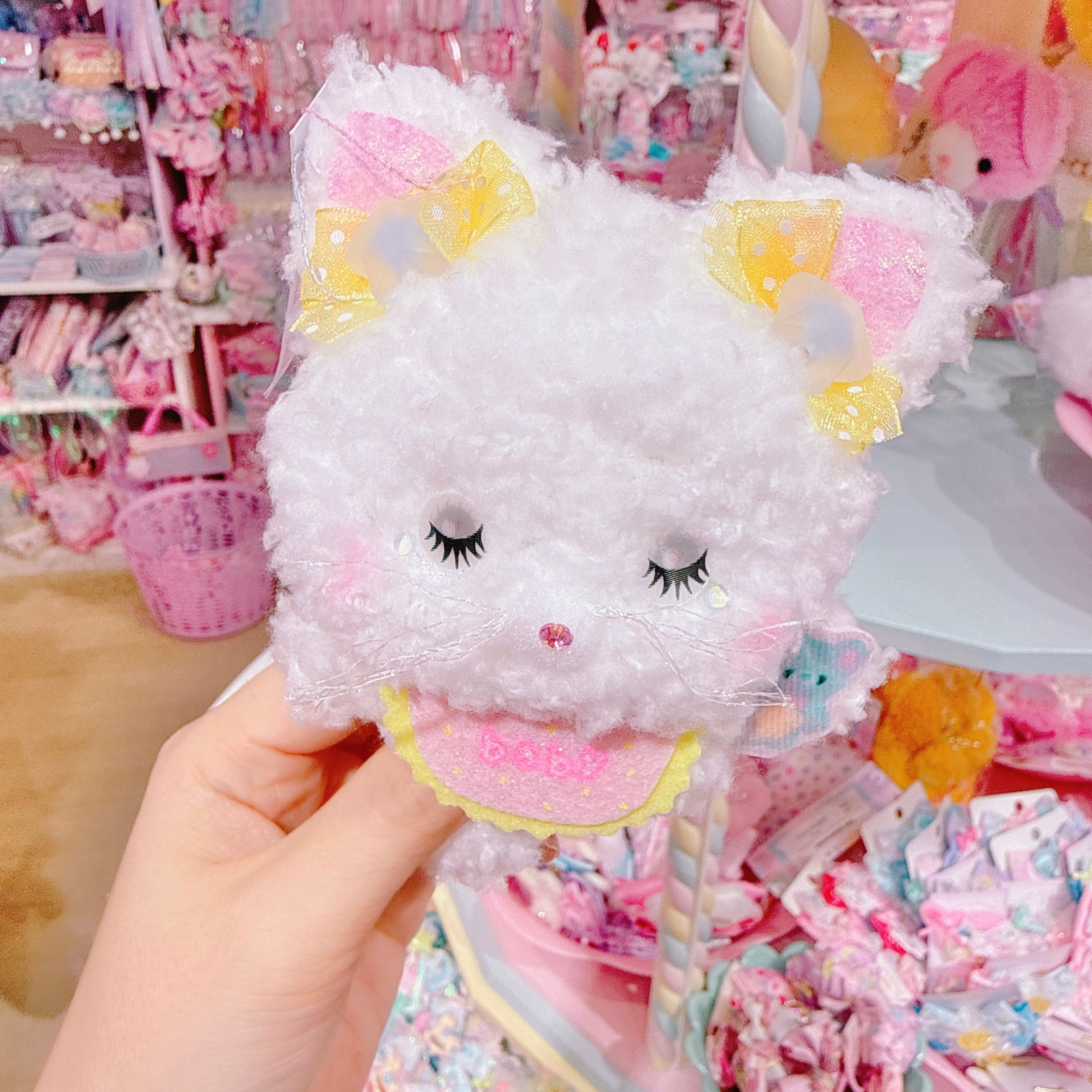 【M4】65-11ウインクするよ♪涙の妖精ぬいぐるみ（猫）