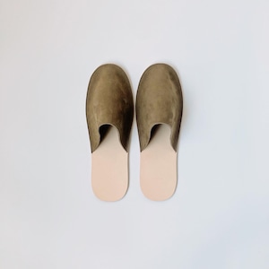 スリッパ　Slippers (W sole / brown)