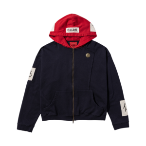 [UNDERMYCAR] JUJUTSU KAISEN Undermycar Itadori Yuji Patch Vtg Zipped Hoodie Navy 正規品 韓国ブランド 韓国通販 韓国代行 韓国ファッション アンダーマイカー 日本 店舗