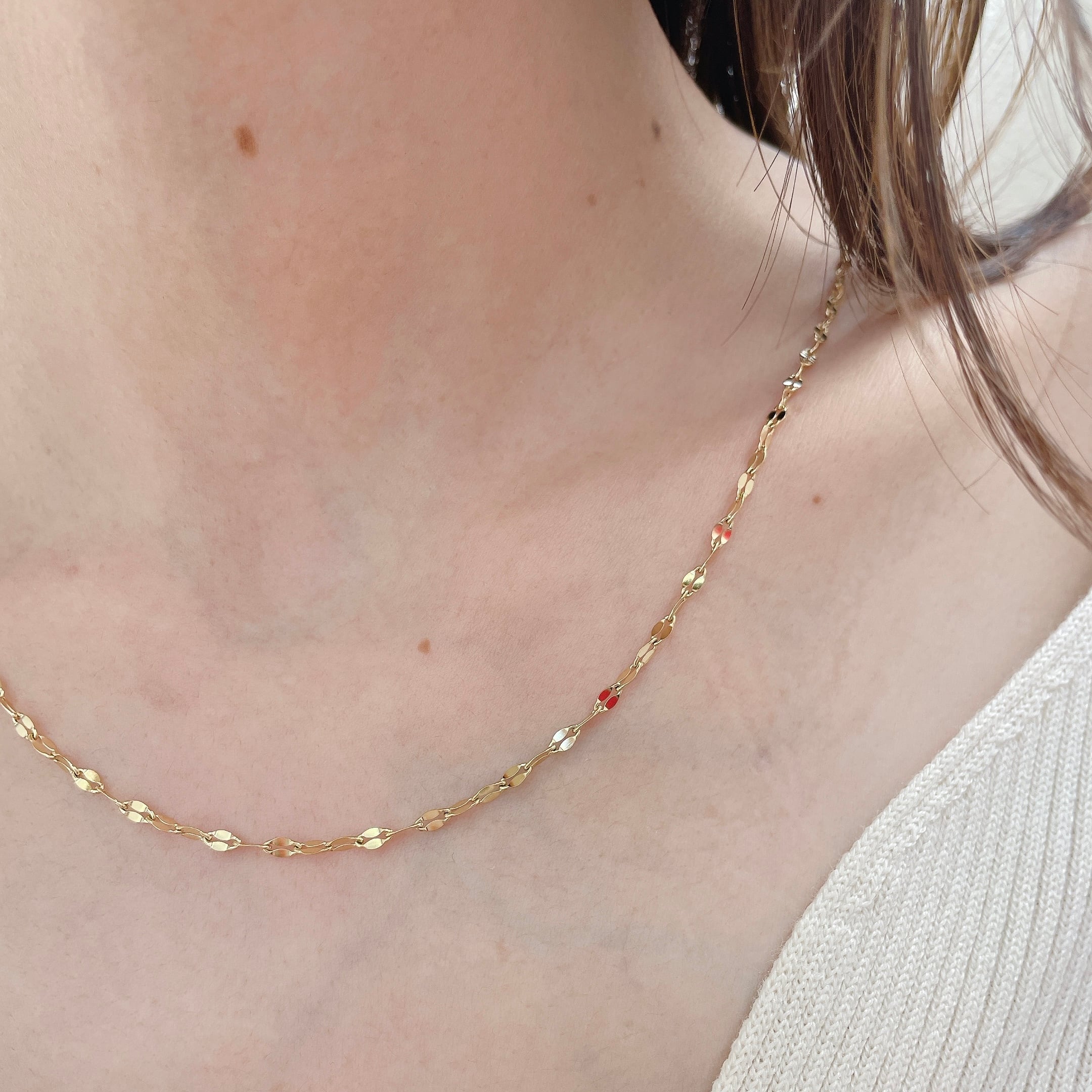 316L ペダルチェーンネックレス | HOTARU