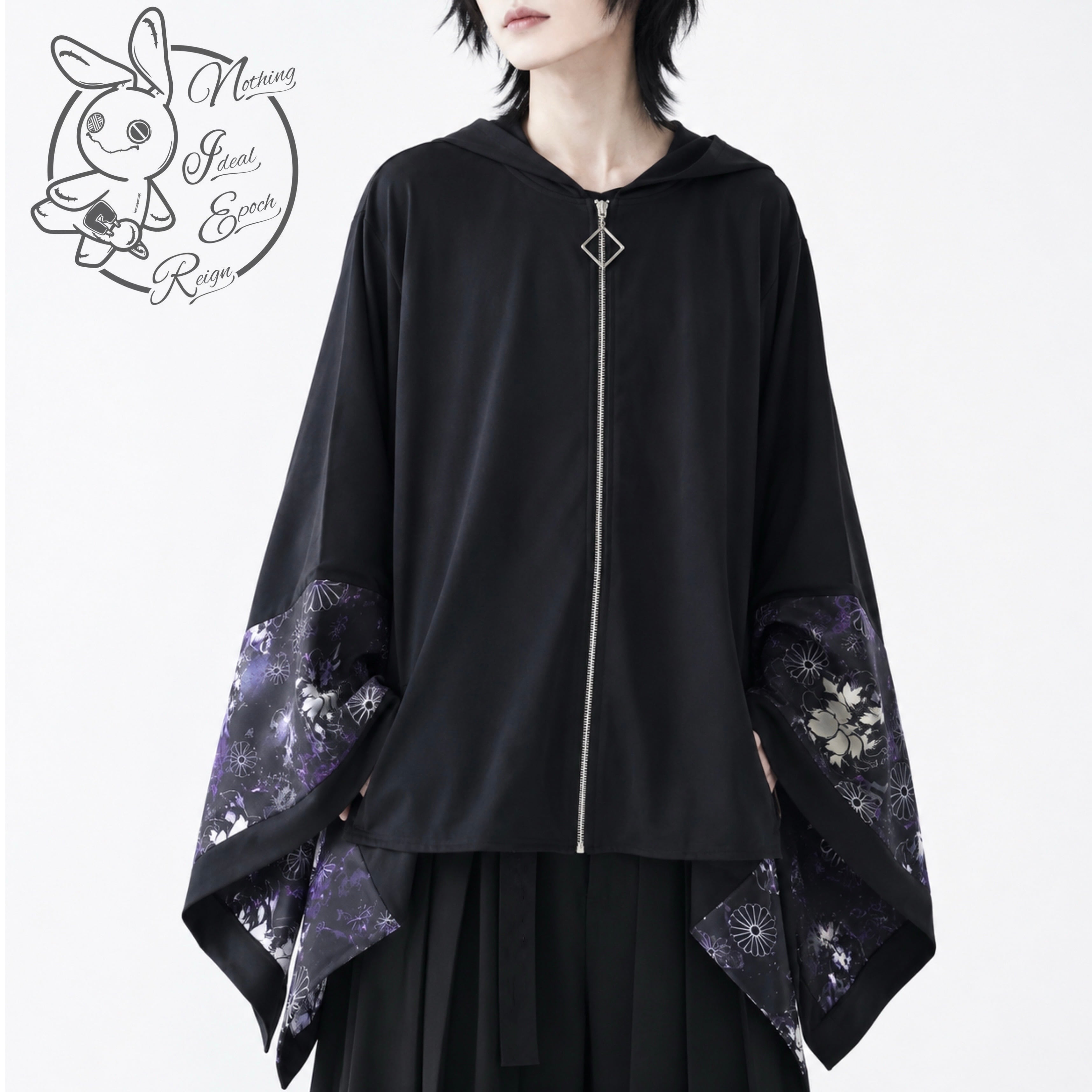 早い者勝ち先着50点限定55%OFF-九尾- 和風着物袖3ZIP OUTER | NIER