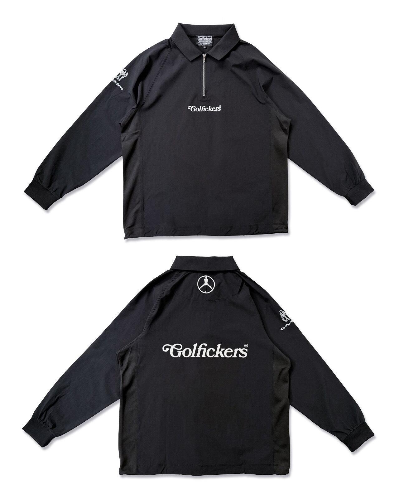 ゴルフィッカーズHalf Zip Shirts Black