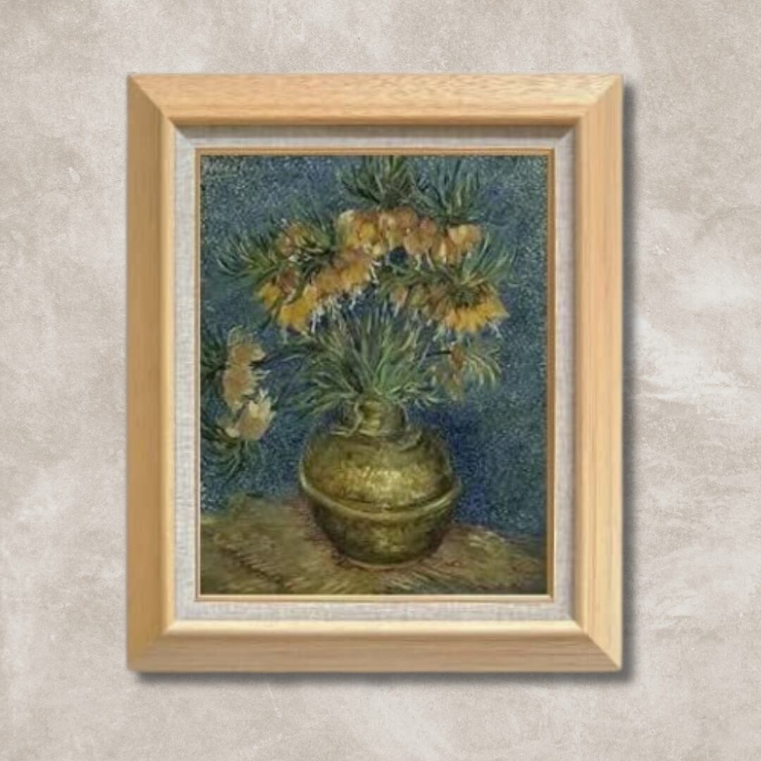 着払。油彩画(蝋梅)大宮市最後の美術展入選作品F15 大幅値下げ。