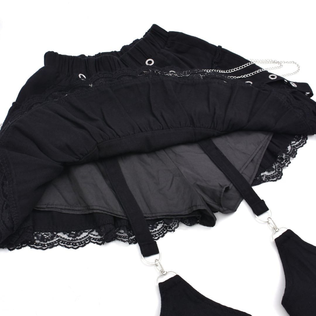 AAYUSHI×Cloth&Cross 2024 レースティアードスカート 黒 レースティアードスカート / GRACE CONTINENTAL | GRACE CONTINENTAL