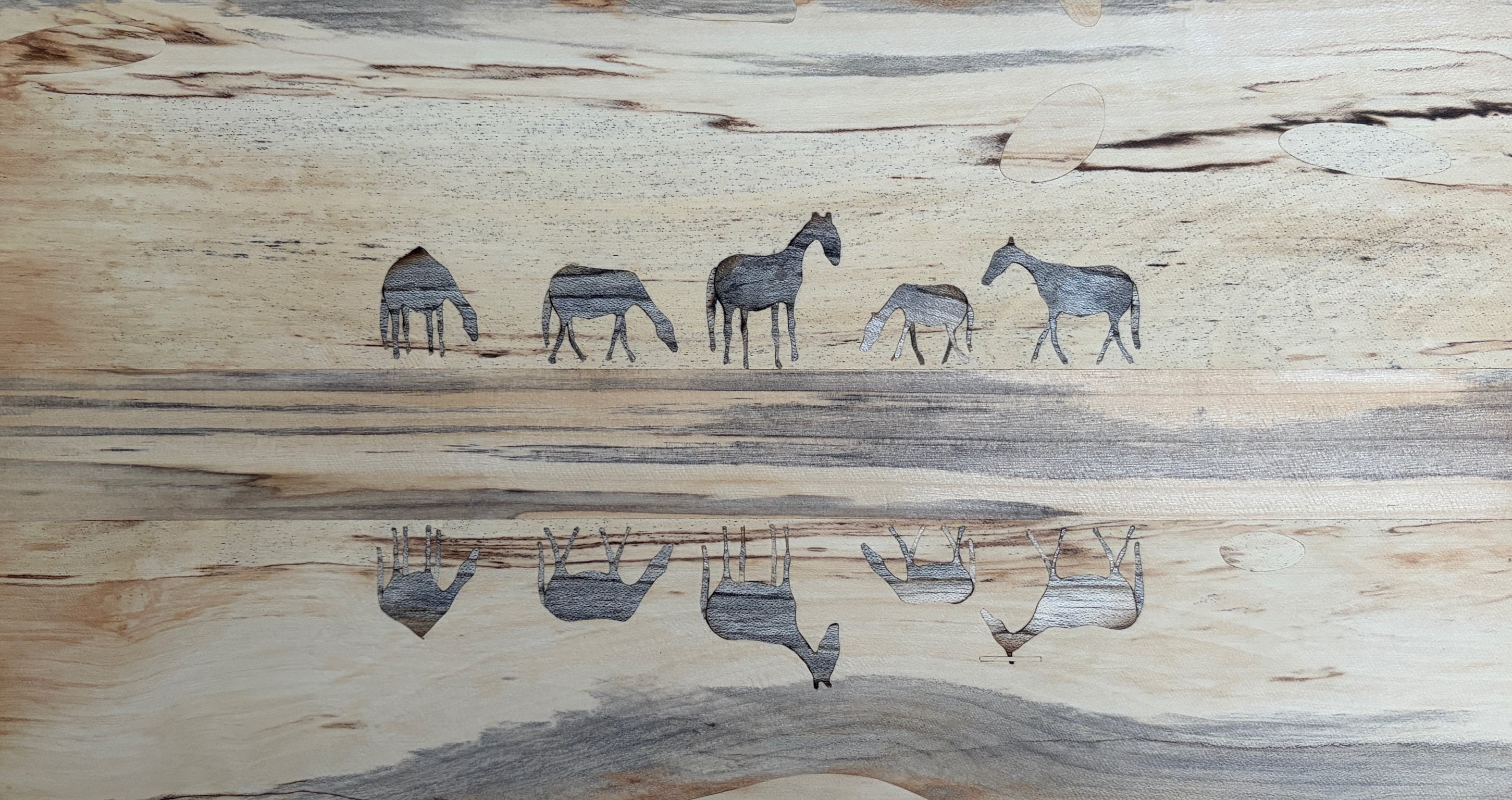 生き物の世界 | 木象嵌絵画 小森谷徹
