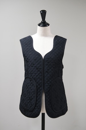 【Mame Kurogouchi】Floral Jacquard Quilting Vest