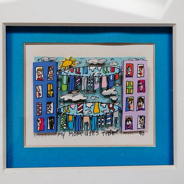 JAMES RIZZI/ジェームス・リジィ "MY MUM USES TIDE" 3Dシルクスクリーン 直筆サイン　ed.190/350