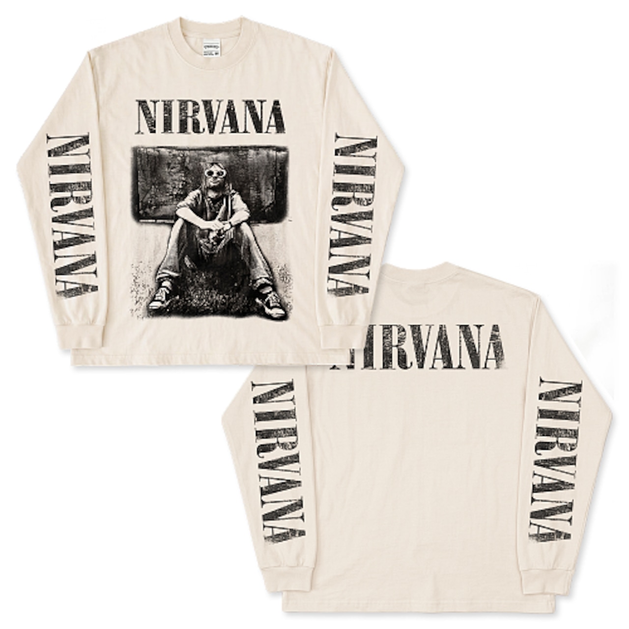 VINTAGE ストリート NIRVANA バンドロングTシャツ T2317