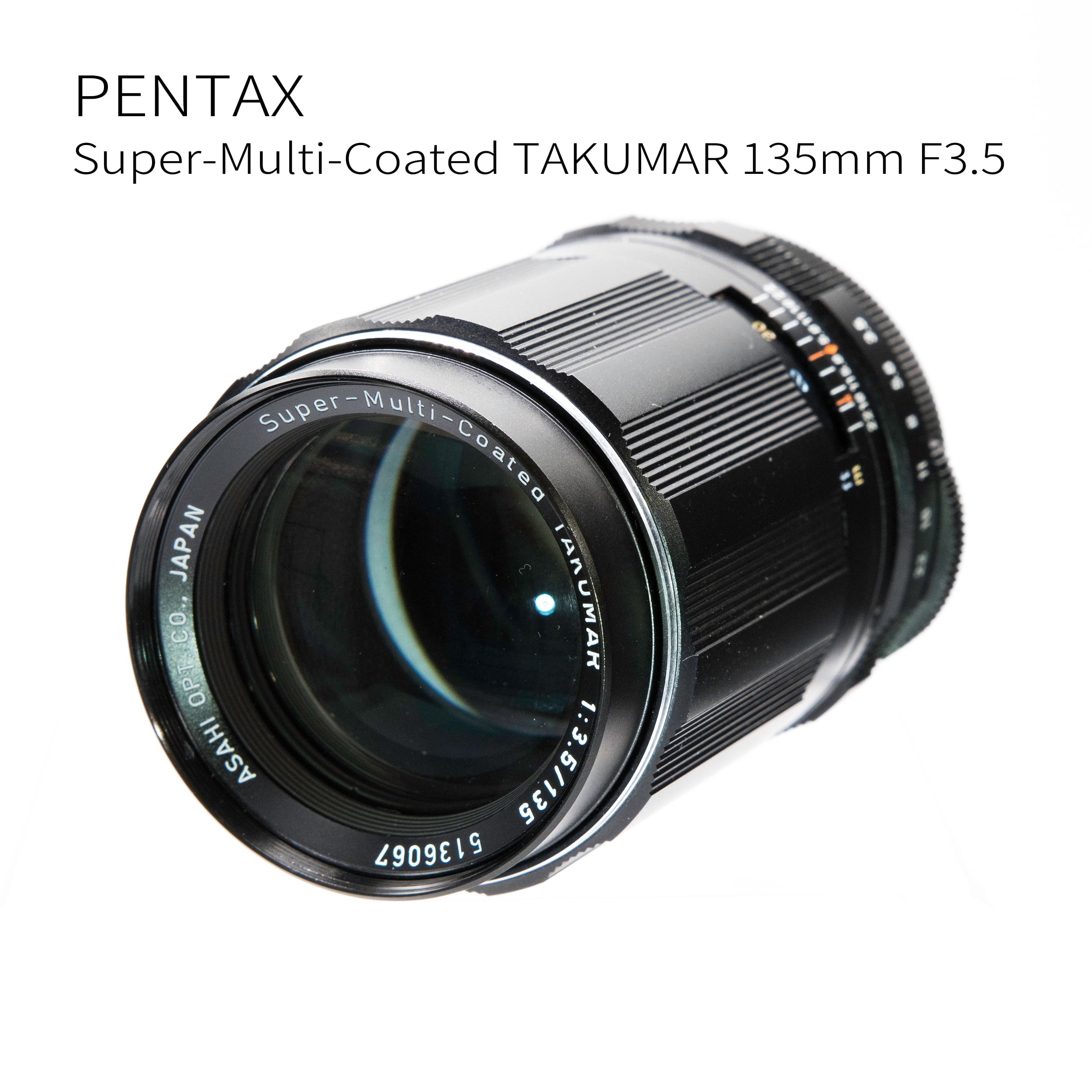 旭光学　Super-Multi-coated TAKUMAR 135mmF3.5 PENTAX Super-Multi-Coated TAKUMAR 135mm F3.5 M42マウント【美品