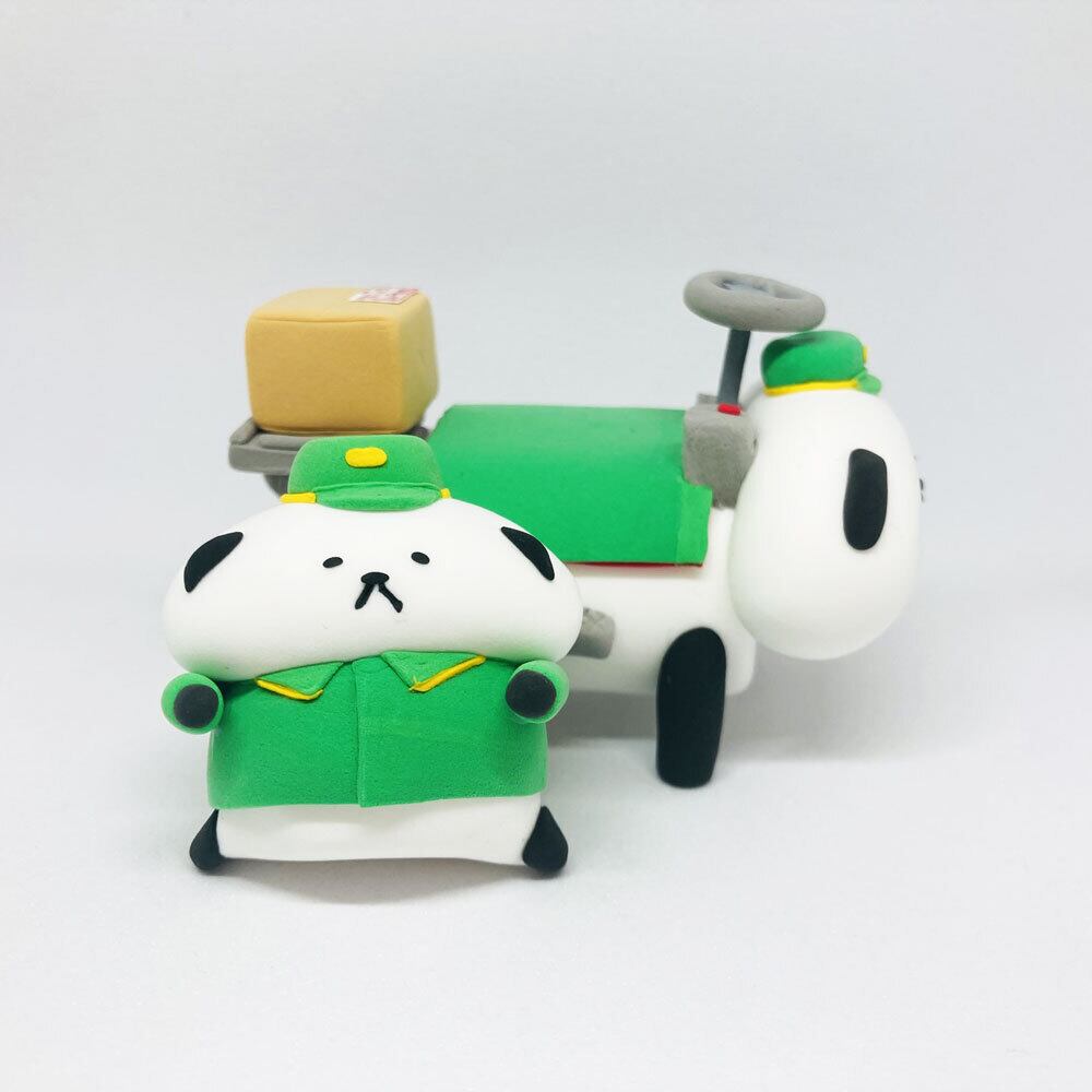 宅配パンダカー / 紙粘土 / カトコト