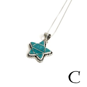 【INDIAN JEWELRY インディアンジュエリー】Navajo Turquoise Star pendant James Maygoats ナバホ ターコイズ スターペンダント ジェームス・メイゴート作