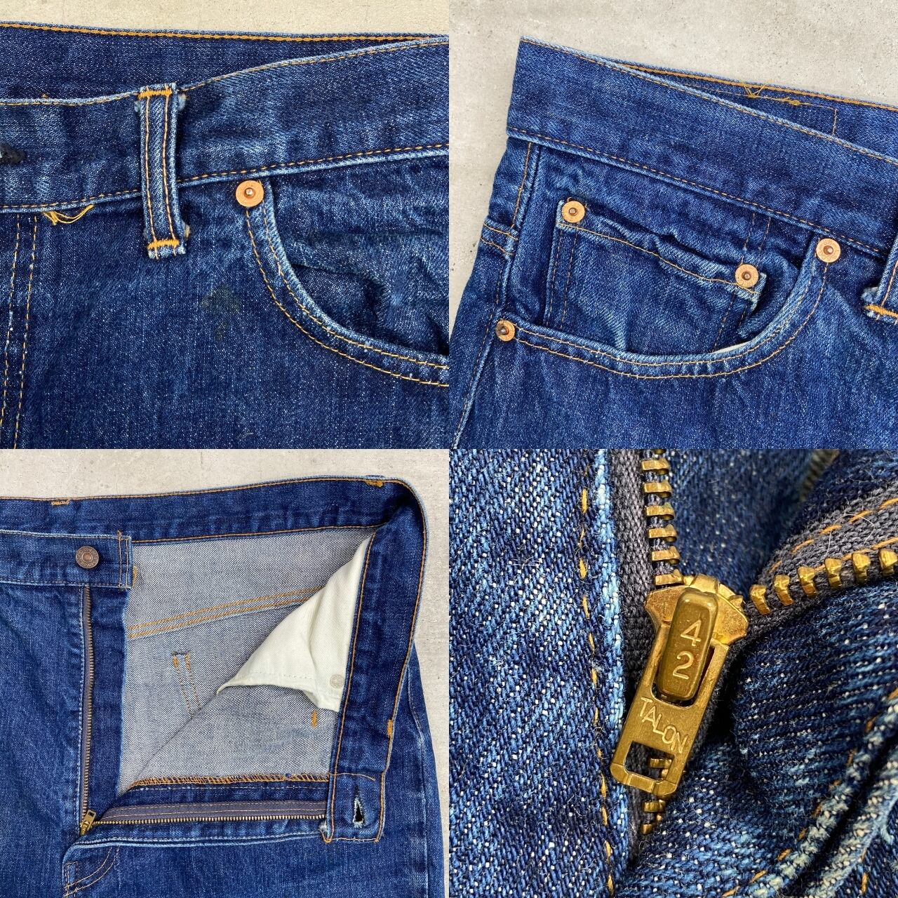 70年代 USA製 Levi's リーバイス 517-0217 66前期 シングル フレア