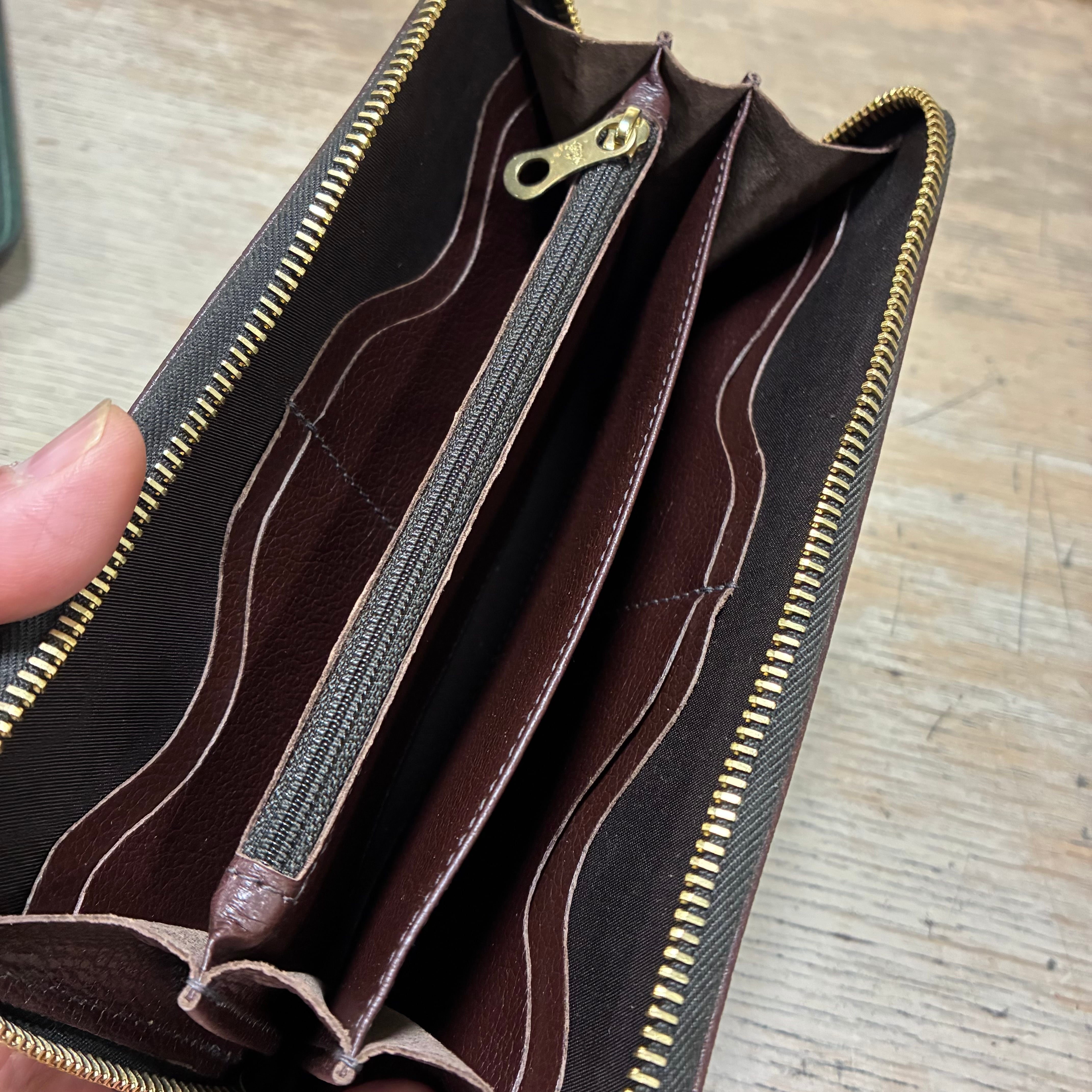 IL BISONTE イルビゾンテ 日本限定 モノグラム プリント レザー 長財布