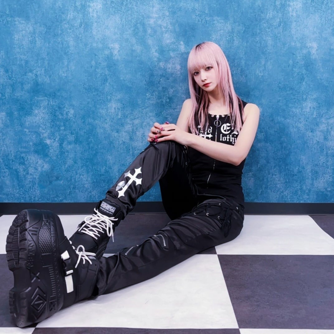 サテン生地GOTHIC 4CROSS ZIP VISUAL PANTS | NIER CLOTHING