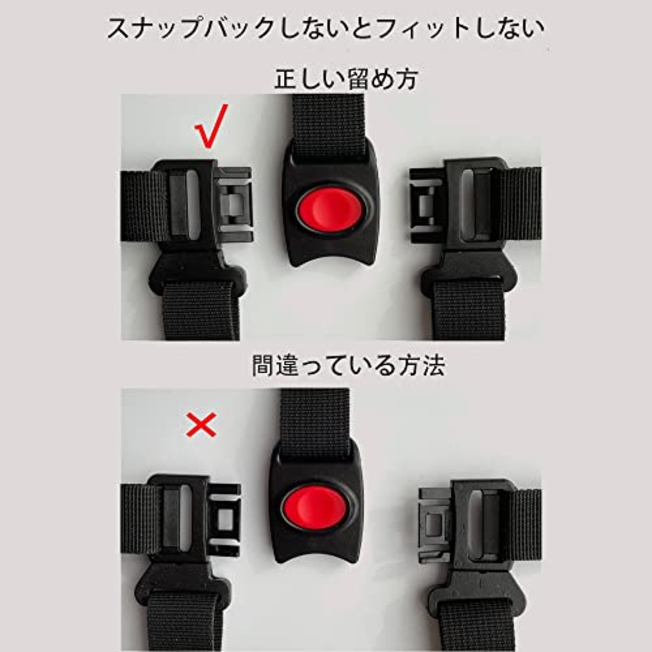 CXINCFBFUSH チェアベルト 5点式 ベビーカーベルト セーフティベルト タイプ 肩パッド付 ん 黒