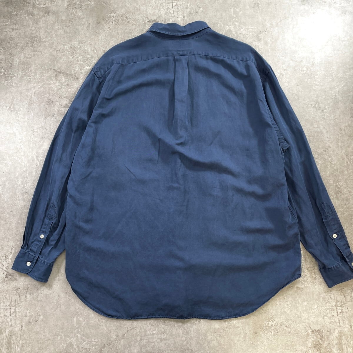 90年代 Ralph Lauren ラルフローレン BLAKE リネン×シルクシャツ