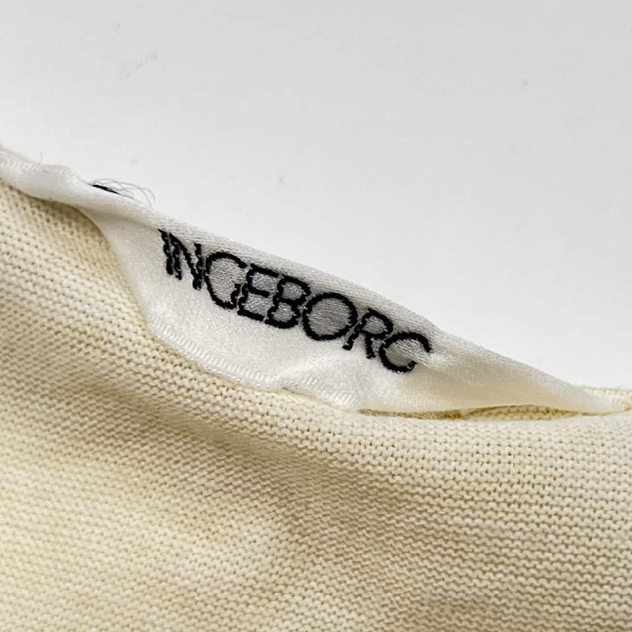 INGEBORG インゲボルグ 花柄 長袖 Tシャツ カットソー/アイボリー系 レディース