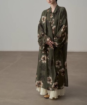 ゆったり◆シフォンロングブラウス【t-11163】