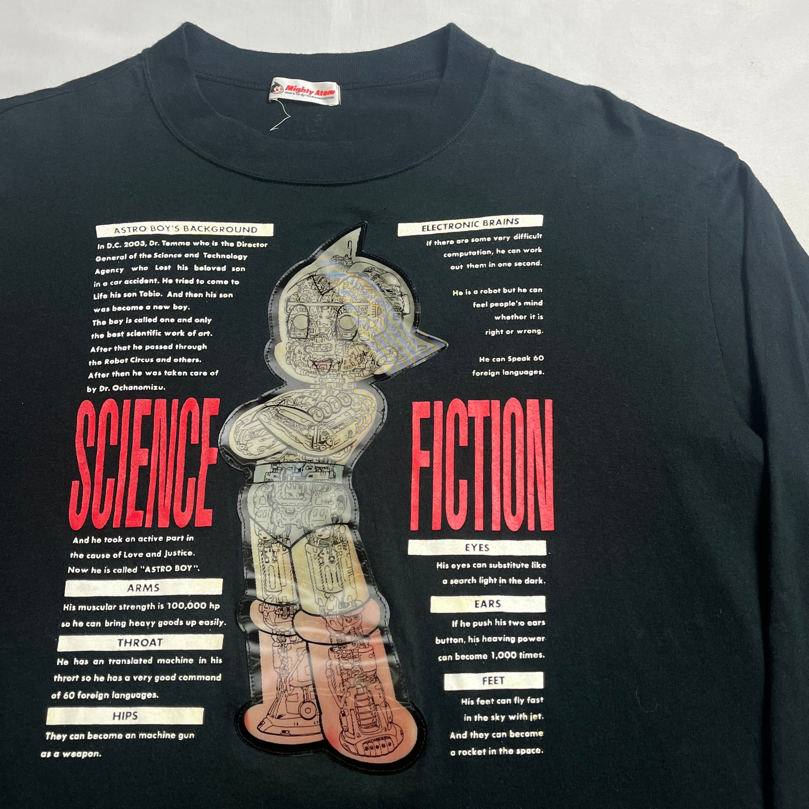 鉄腕アトム 90s Tシャツ ヴィンテージ ホログラム 90s AstroBoy 鉄腕アトム ホログラムデザイン 長袖Tシャツ | PAY ID