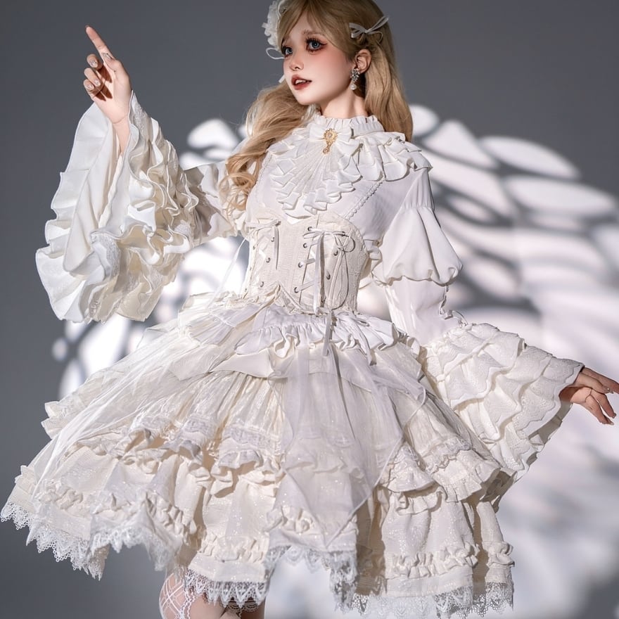 ゴスロリ コルセット ウエストベルト ハイウエスト ゴシック ダークファッション