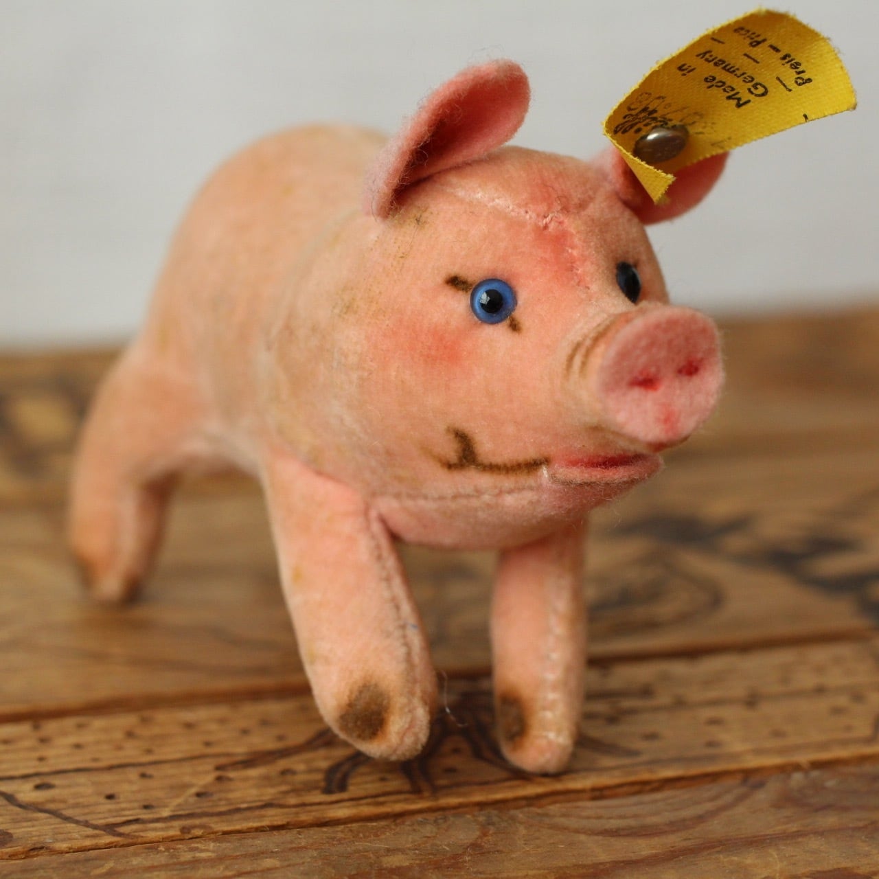 294]アンティーク/ヴィンテージ シュタイフ ブタ Jolanthe 7cm