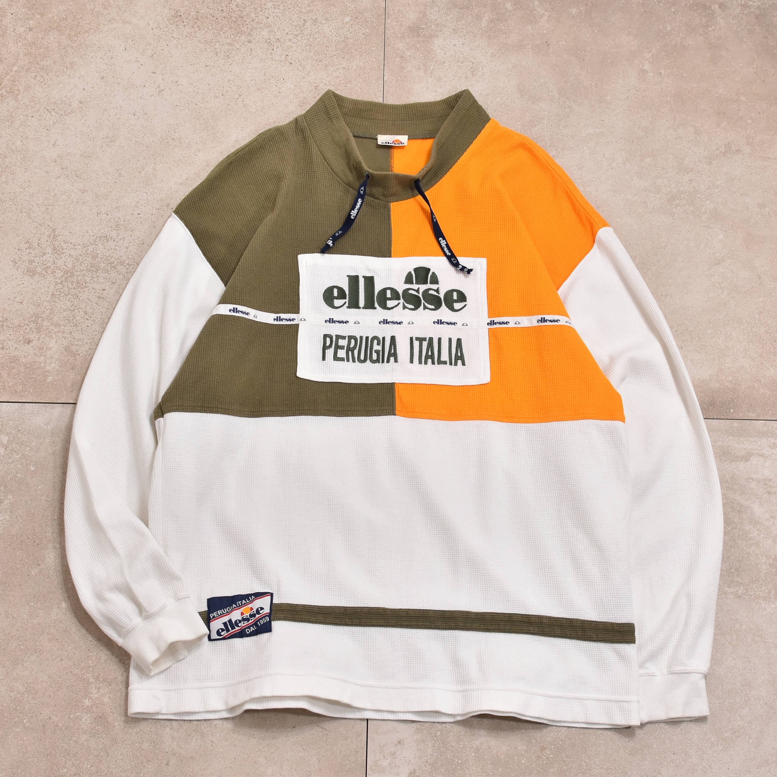 90s ellesse by GOLD WIN thermal pullover | 古着屋 grin days memory