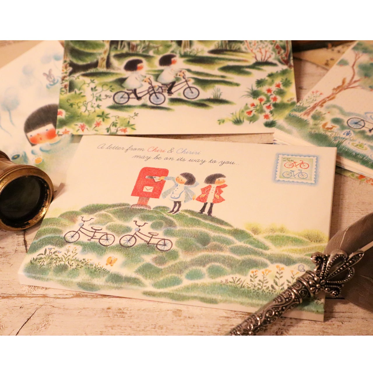 チリとチリリからのお便り～おもいでポストカードセット