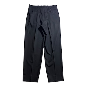 vintage GIANNI VERSACE silk blend wool black slacks