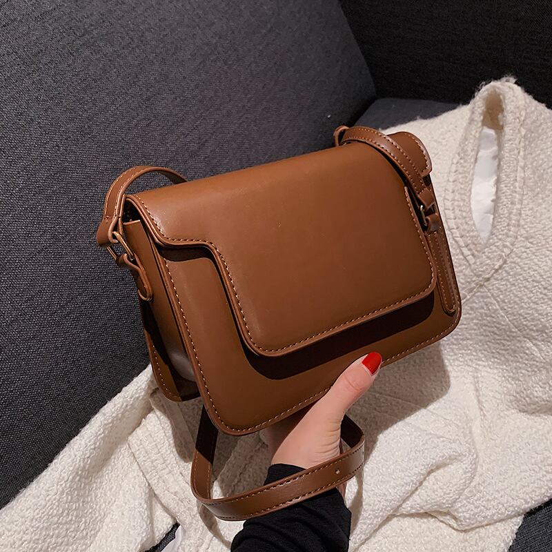 オータムウィンタースタンダード レトロ 秋物 冬物 スクウェア メッセンジャーバッグ 手作りハンドバック39295794402