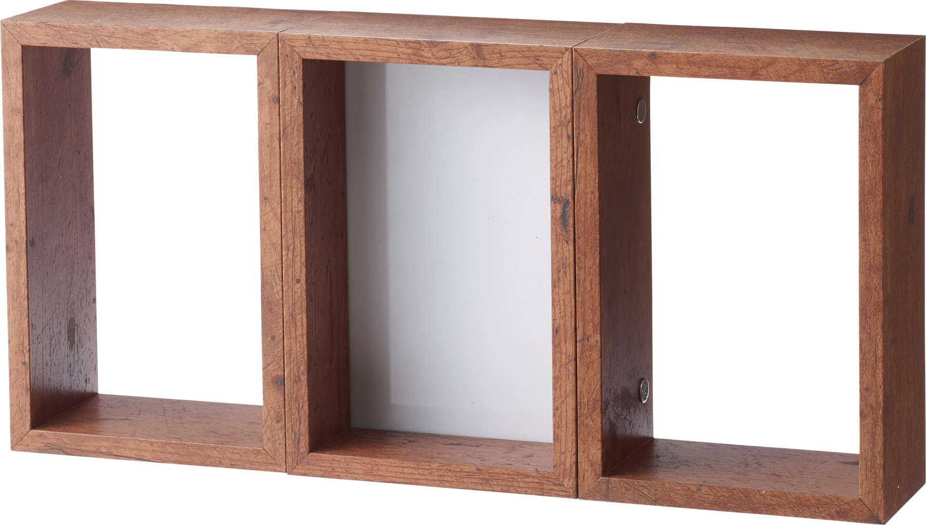 ３連ボックス＆フレーム　ＤＢＲ　ブラウン系　MCT-033DBR　4961823766749　フラワーベース > フレーム